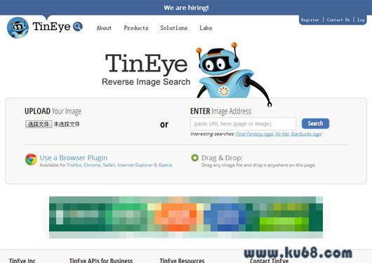 TinEye：以图找图反向搜索引擎