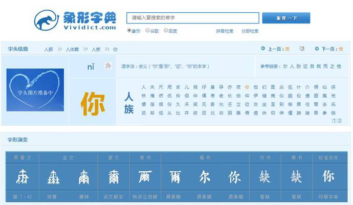 象形字典