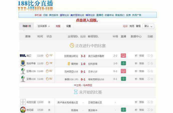 188比分直播：专业全面的体育赛事比分、直播