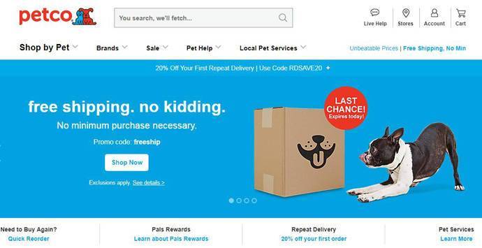 Petco：宠物、宠物食品、宠物产品销售商