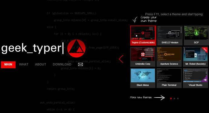 GEEKTyper：电脑菜鸟秒变黑客高手