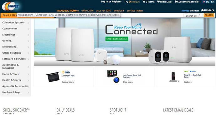 Newagg新蛋网：电子数码产品销售网上商城