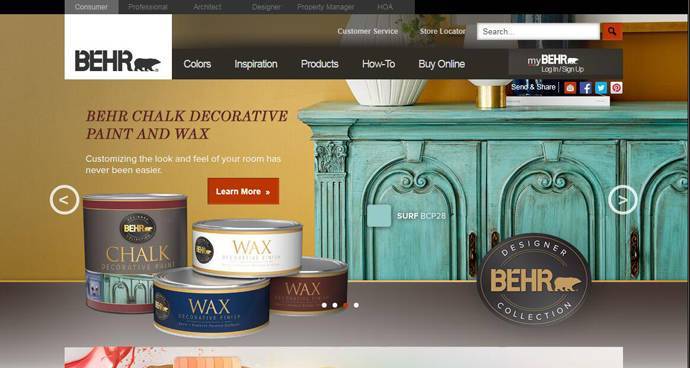 百色熊BEHR：家装涂料供应商品牌