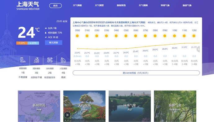 上海天气网：上海天气预报、旅游气象、气象资讯